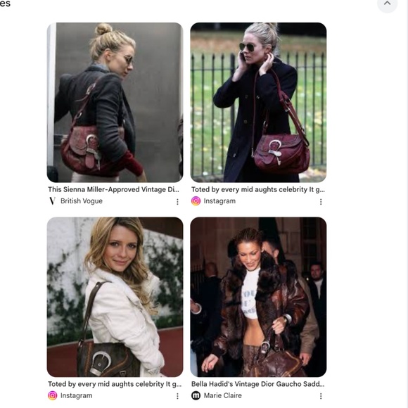 Christian Dior Gaucho Saddle Bag Leather Silver Coin Charm One Shoulder - Picture 9 of 14